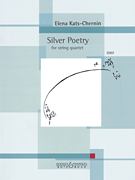 Silver Poetry String Quartet - Score and Parts cover